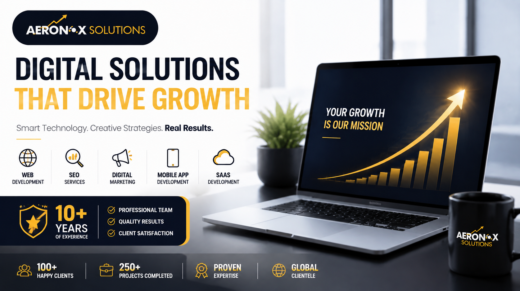 Aeronox Solutions: Complete Digital Solutions Company Helping Businesses Grow Online